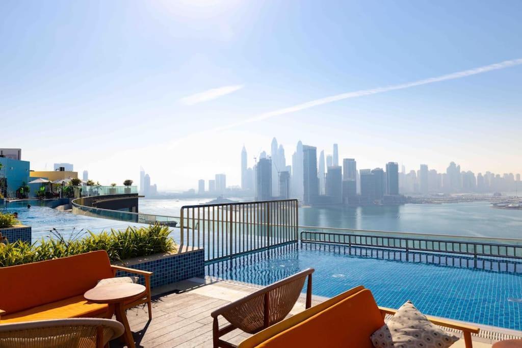 Fantastic Studio Apartment At Palm Jumeirah Dubai Bagian luar foto