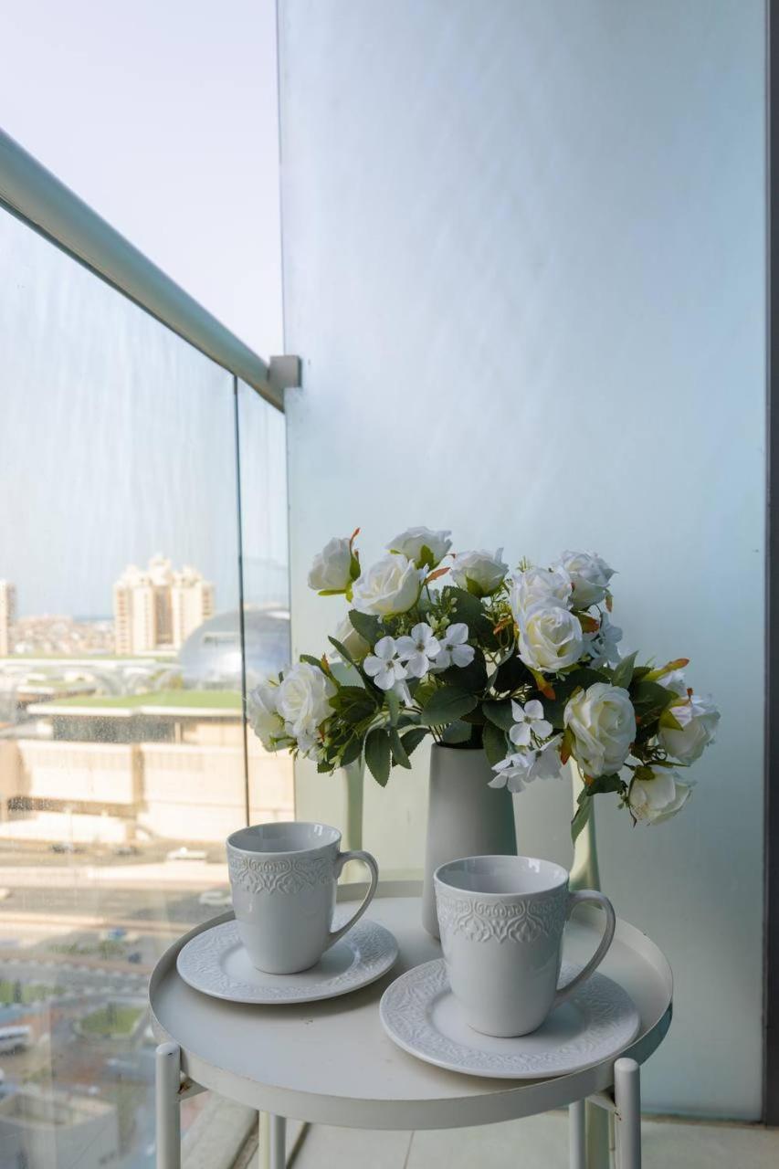 Fantastic Studio Apartment At Palm Jumeirah Dubai Bagian luar foto